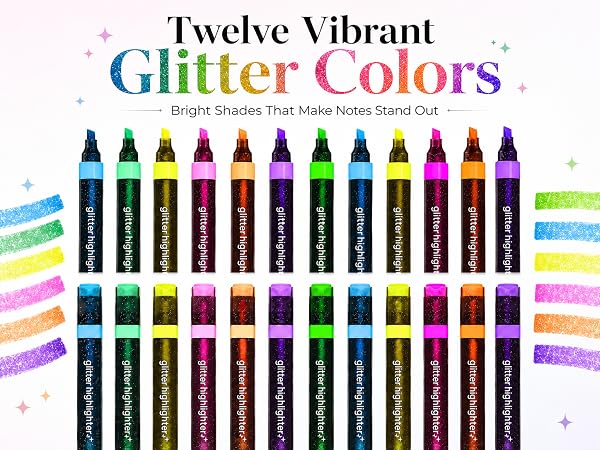 Glitter Highlighters