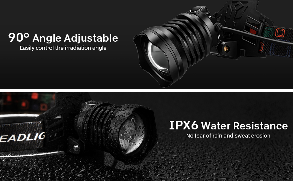 head lamps led rechargeable