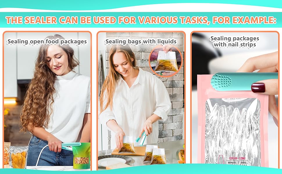 balloon heat sealer cookie bag sealer chip bag resealer mini heat sealer for bags plastic resealer