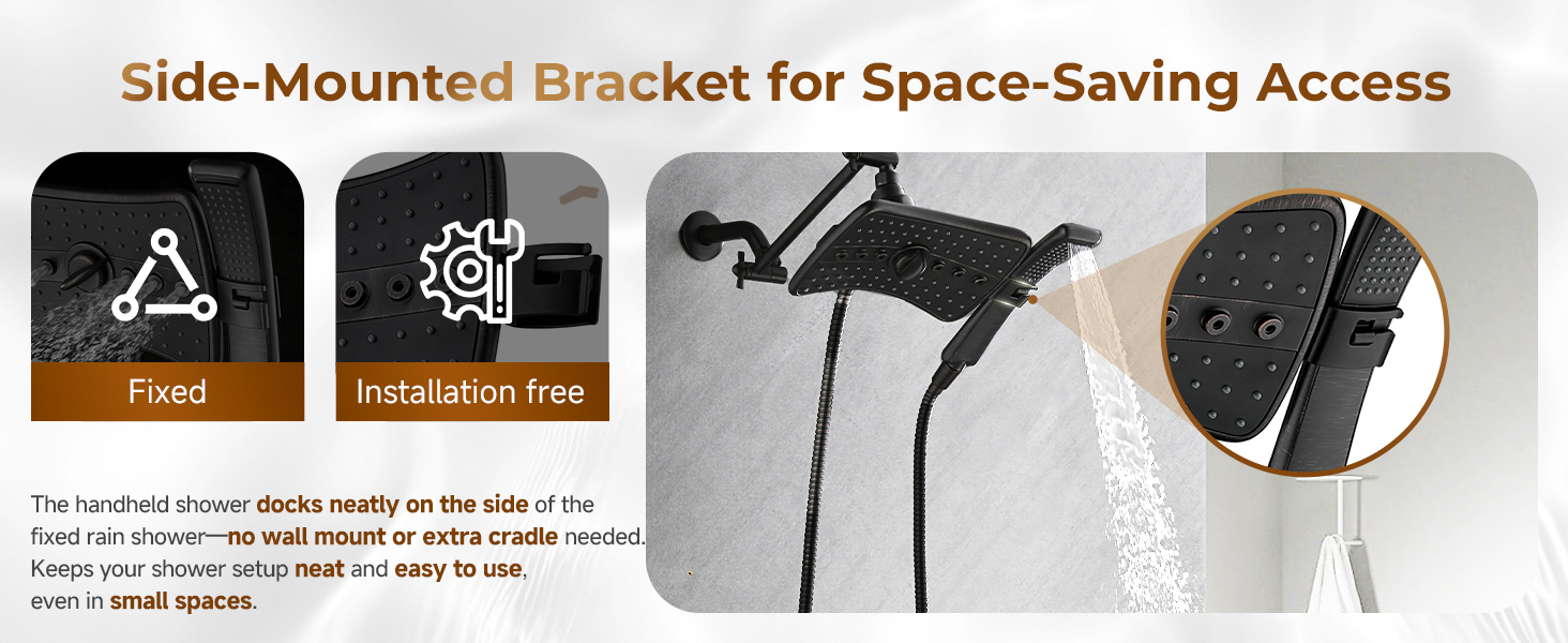 shower head with handheld