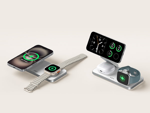 foldable 3 in 1 wireless charging station