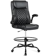 Misolant Drafting Chair, Tall Office Chair for Standing Desk, Standing Chair with Adjustable Heig...