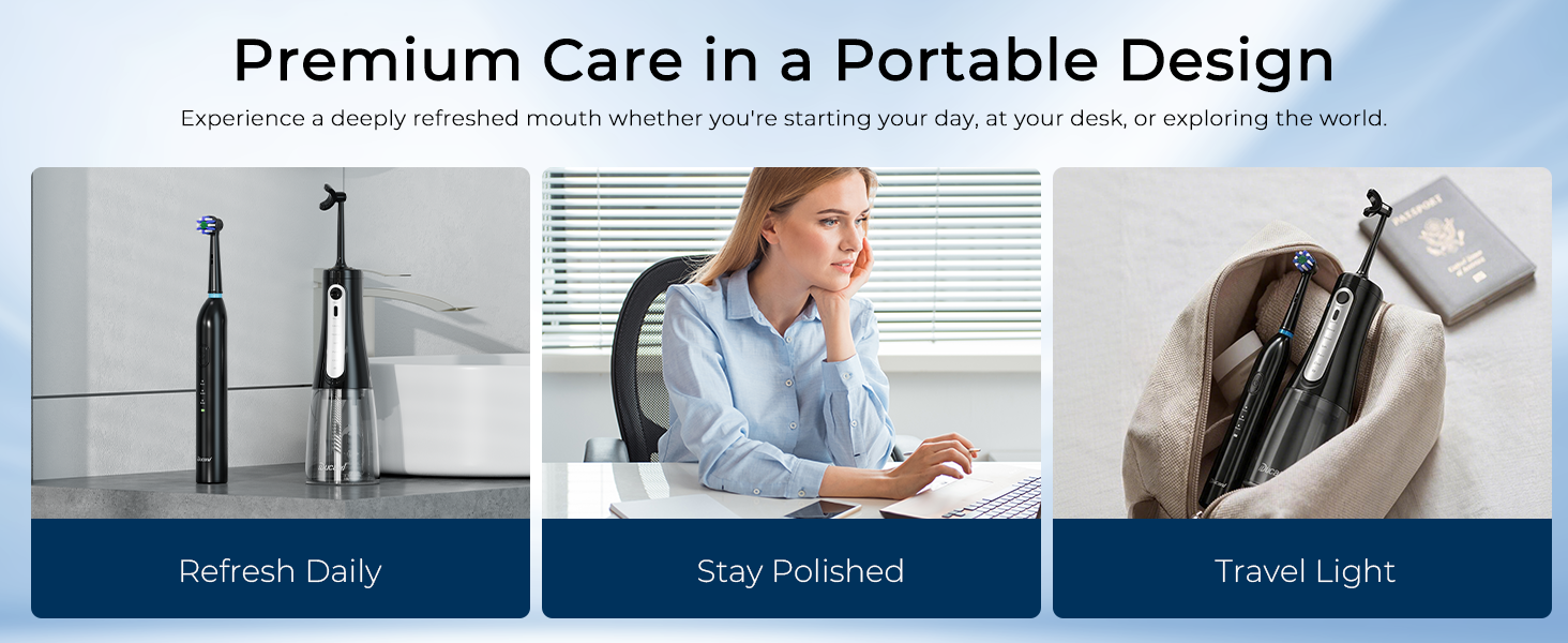 Portable Water Flosser &amp;amp; Electric Toothbrush