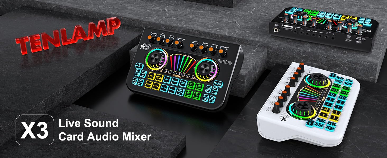 audio mixer sound board audio interface for pc sound card for pc