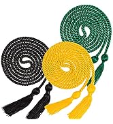 Whaline 3Pcs Graduation Honor Cords, Rayon Braided Honor Cords with Tassels for Grad Days and Gra...