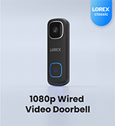 Lorex 1080p Resolution Wired Video Doorbell - Front Door Security - Smart Security Lighting, Moti...
