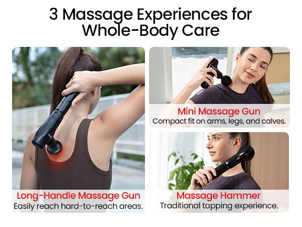 massage gun with heat