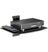 WALI Floating Entertainment Center Shelves, Holds Up to 17.6lbs, TV Shelf with Strengthened Tempe...