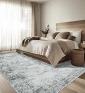 6x9 Area Rug Living Room Rugs - Washable Rug Large Modern Abstract Soft Thin Carpets Indoor Floor...