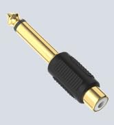 VCE RCA to 1/4" Audio Adapter 6.35mm