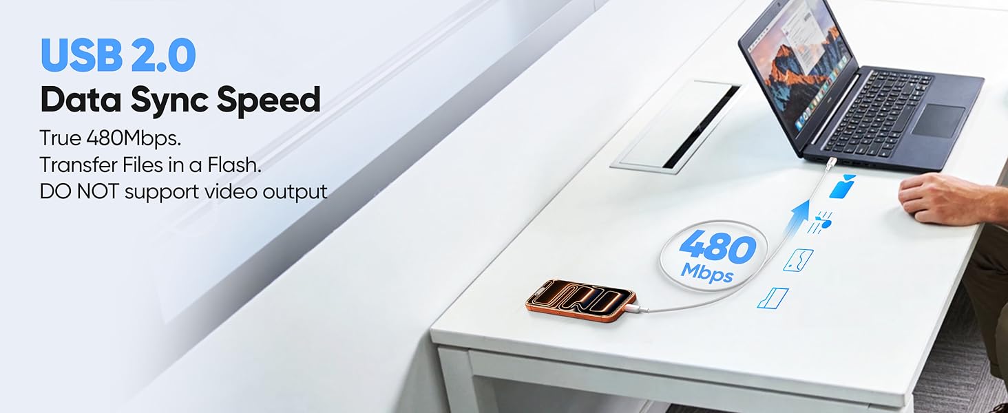 480Mbps Data type c cord