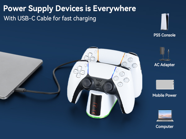 ps5 docking station charger