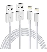 iPhone Charger Lightning Cable,2 Pack Apple MFi Certified USB iPhone Fast Chargering Cord,Data Sy...