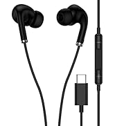 USB C Headphone Wired for Samsung S26 Edge S25 Ultra S24 Fe A57 A37 Android Ear Buds Type C Corde...