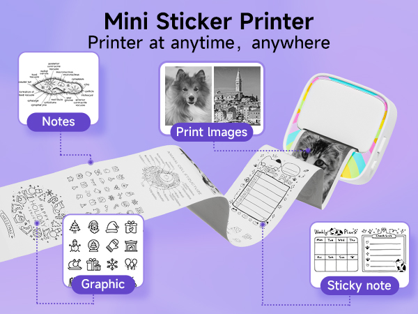 mini sticker printer