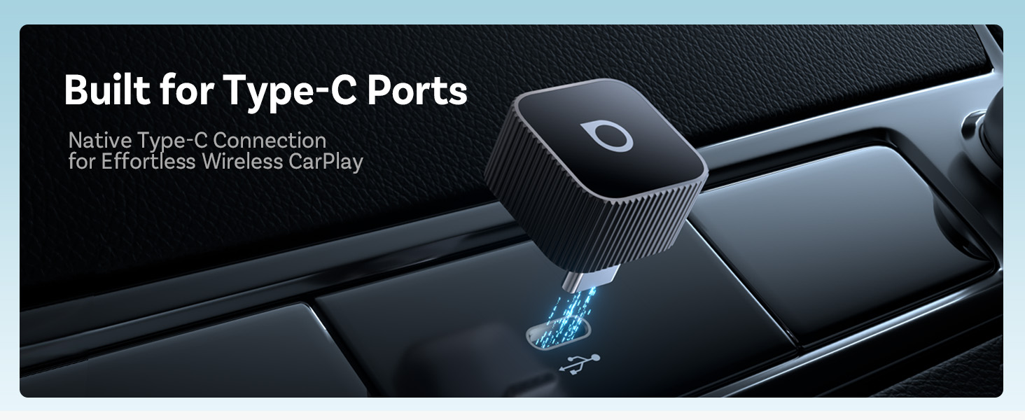 OTTOCAST Mini Cube 3.0, 2026 Upgrade 2in1 Wireless CarPlay &amp;amp; Android Auto Adapter