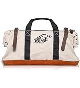 OX Tools 24 Inch Canvas Mason Tool Bag Canvas Utility Bag Reinforced and Riveted opening frame Ny...