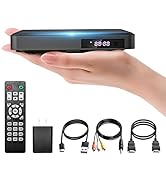Arafuna DVD Players for TV HDMI, Small DVD Player with All Region Free, 1080P HD Mini DVD Player ...