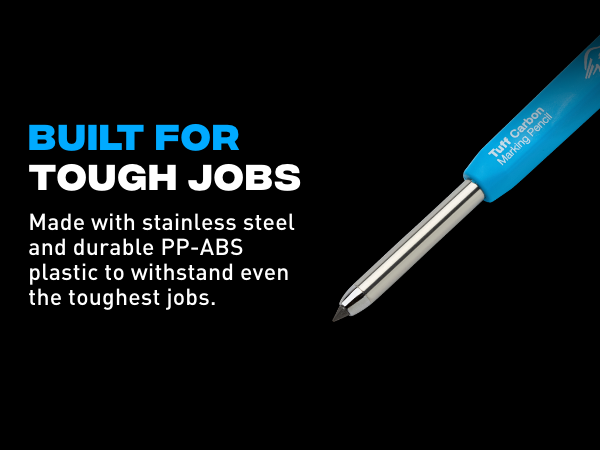 Made with stainless steel and strong ABS-SS, tough enough for the harshest jobs