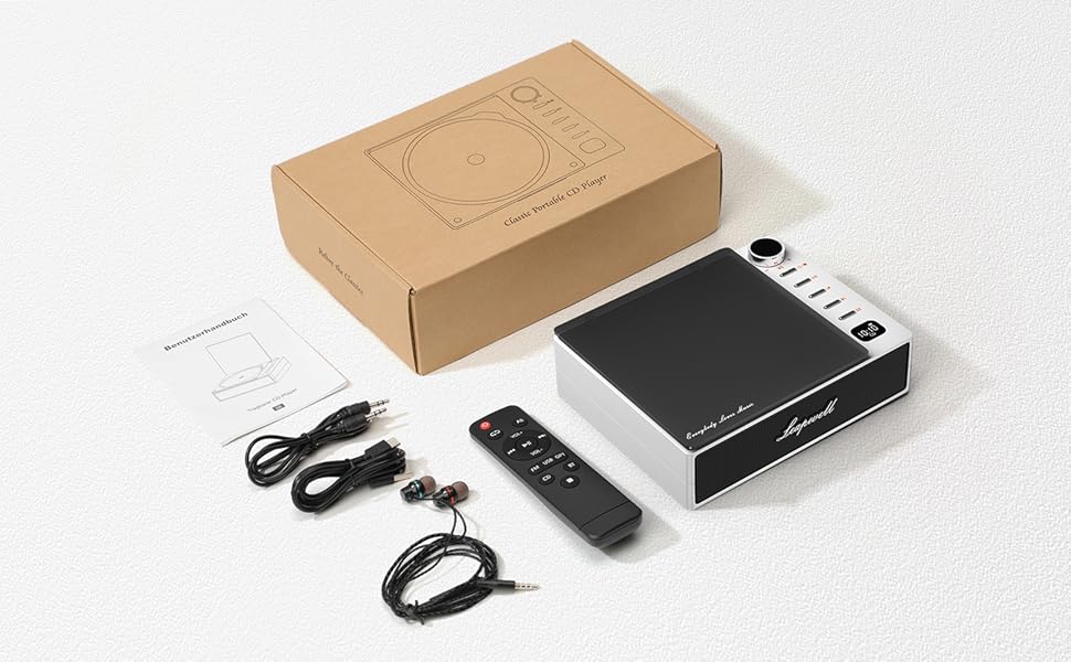 portable cd player white a07