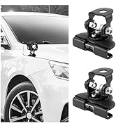 2PCS Car LED Light Bar Mounting Brackets with Hex Wrenches,Adjustable Car Accessories Hood Mount ...