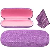 Noble Pack Denim Hard Shell Eyeglass Case Holder For Glasses And Sunglasses Unisex With Matching ...