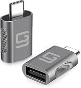 GodSpin USB C to USB Adapter [2 Pack] USB C Male to USB3 Female Adapter Compatible with MacBook P...
