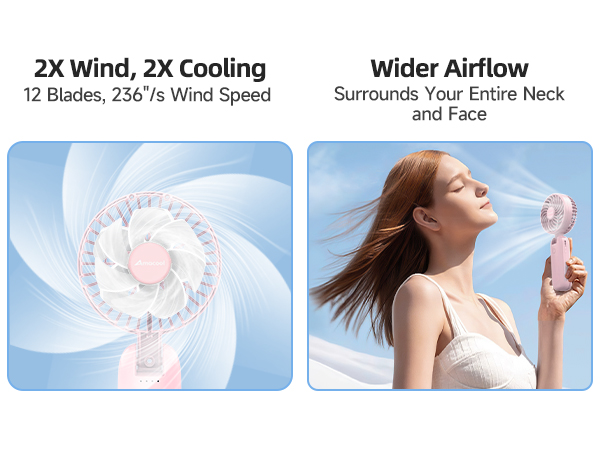 small handheld fan