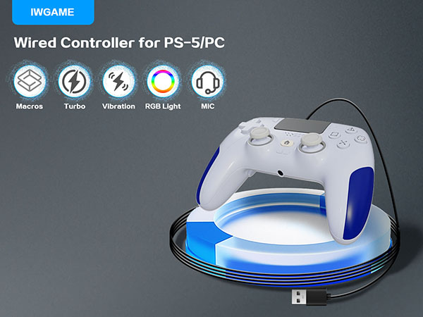 WIRED CONTROLLER FOR ps-5