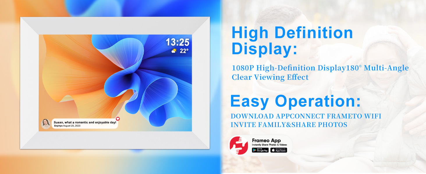 digital picture frame wifi