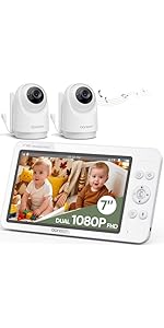 bonoch Baby Monitor Mount for BBM01/ BBM02/ BBM03/14 Crib Camera Holder Wall Mount Flexible Twist Ve...