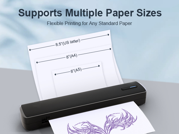 Portable Thermal Printer Tattoo Stencil Machine 