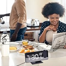 Projection Digital Alarm Clock for Bedrooms