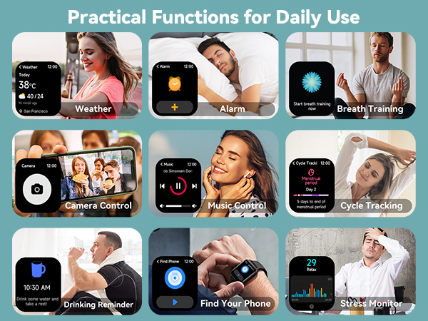 Multifunctional Smartwatch for men and women