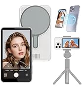 Upgrade Vlog Selfie Monitor Screen for iPhone &amp; Android with Zoom/Remote/Speaker, Magnetic Phone ...