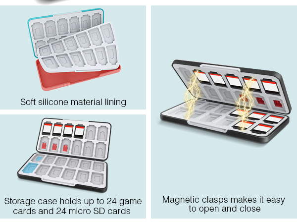 Game card case feature