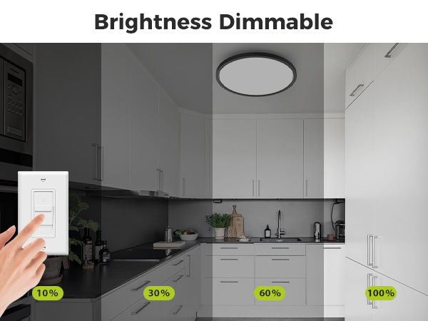 low profile ceiling light