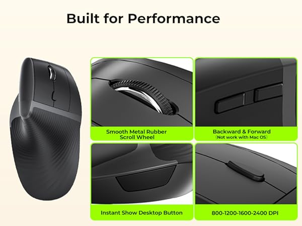 ergonomic vertical mouse rechargeable ergo mouse vertical mice wireless