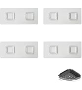 UIFER Adhesive Replacement for Corner Shower Caddy, Corner Shower Shelves(5.9x2.56inch