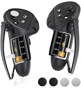 DUXICEPIN Upgraded Controller Grips Cover for Meta/Oculus Quest 3 Accessories, Silicone Grip Prot...