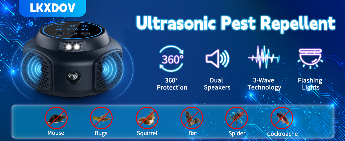 Ultrasonic pest repellent