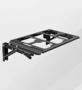 Folding Packout Mount Compatible with Milwaukee Packout Toolbox,Side Storage for Your Packout System