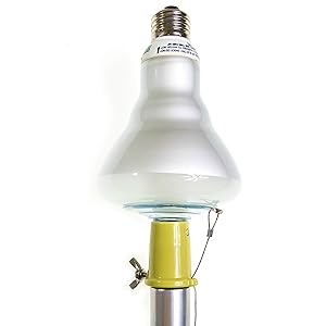 DocaPole Light Bulb Changer on extension pole changing light bulb high ceilings docapole extension