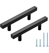 30 Pack Matte Black Kitchen Cabinet Drawer Pulls Kitchen Cabinet Handles for Cupboard 5 Inch Cabi...