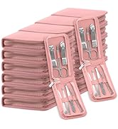 Manicure Set Bulk, Nail Clippers Kit Stainless Steel Fingernail Clippers Set, Sturdy Nail Tip Cut...