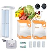 CABIBOX Compact Vacuum Sealer For Food, Handheld Vacuum Sealer Machine with 10 reusable vacuum se...