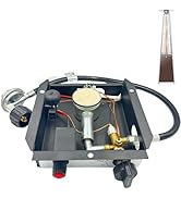 Patio Heaters Glass Tube Burner Module Replacement 47 000 BTU 3 Bolt Hole SGT Pattern Burner Repl...