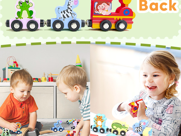 11 Pcs Magnetic Train Set Montessori Toys