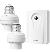 DEWENWILS Light Sensor Socket, Dusk to Dawn Sensor Socket with Sensor, 50M Signal Range, E26/ E27...