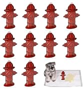 DOEROD 10Pcs Dog Pee Pad Trainer, Fire Hydrant Shaped Pet Diaper Pad for Dog Puppy Training Suppl...